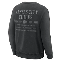 Men's Fanatics Black Kansas City Chiefs Deep Route Pullover Sweatshirt