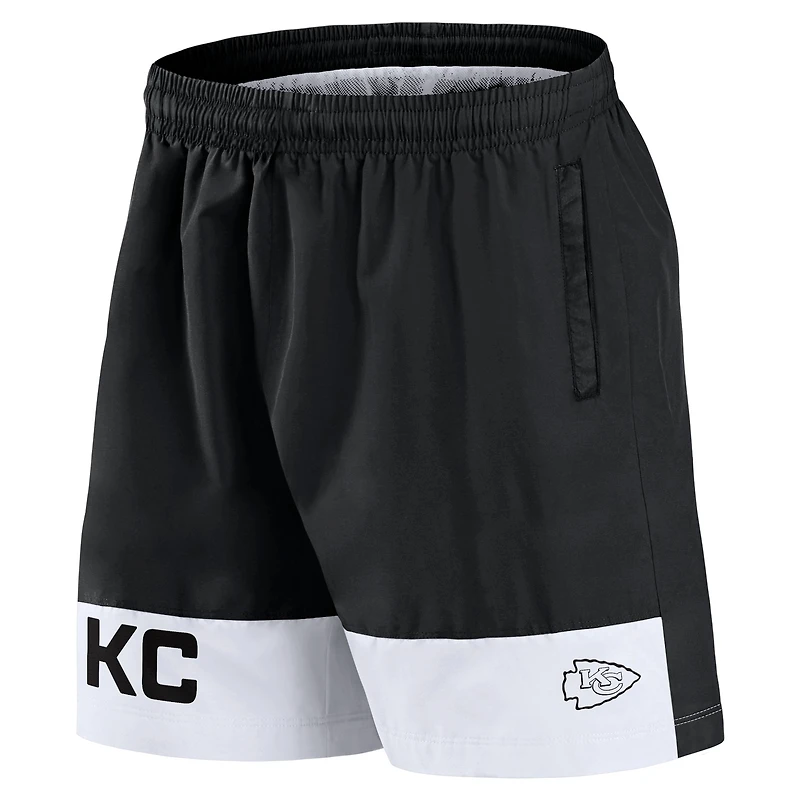 Short noir Fanatics Elements des Chiefs de Kansas City pour hommes