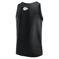 Débardeur noir Fanatics Kansas City Chiefs Elements pour hommes