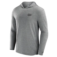 Men's Fanatics Black Kansas City Chiefs Front Office Tech Lightweight Hoodie T-Shirt