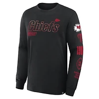 T-shirt à manches longues Fanatics Black Kansas City Chiefs Legacy pour homme