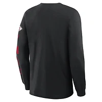 T-shirt à manches longues Fanatics Black Kansas City Chiefs Legacy pour homme