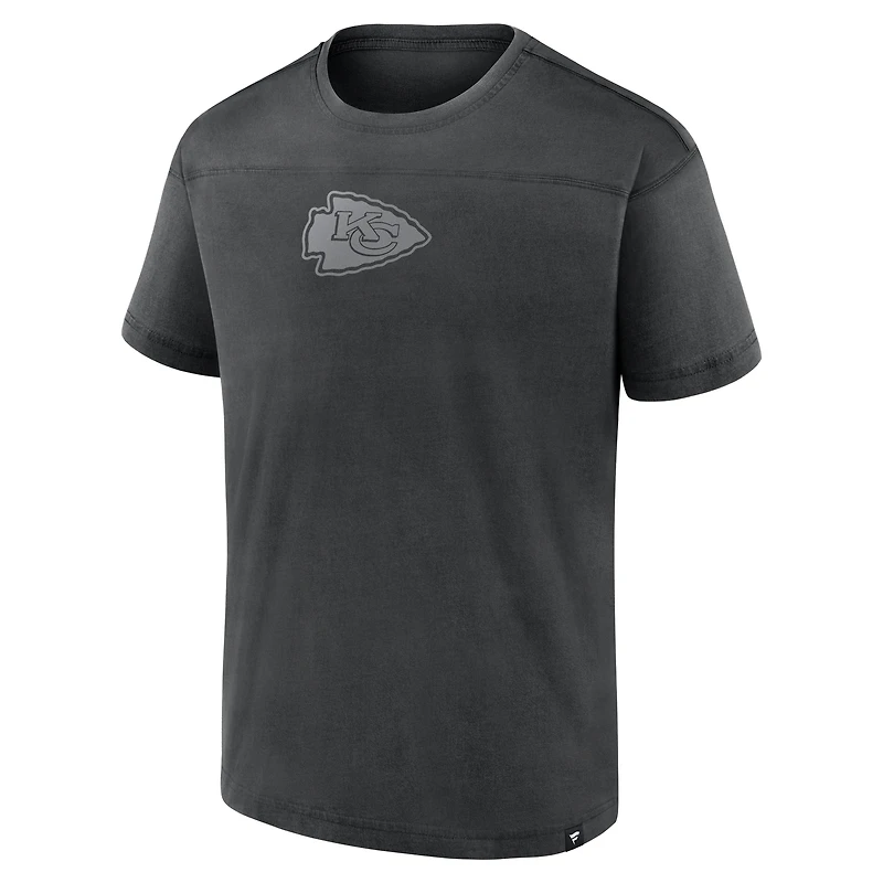 T-shirt noir Fanatics pour homme, mini-tonal, Kansas City Chiefs