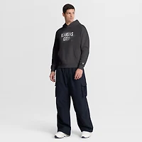 Sweat à capuche oversize noir Kansas City Chiefs pour homme (Fanatics)