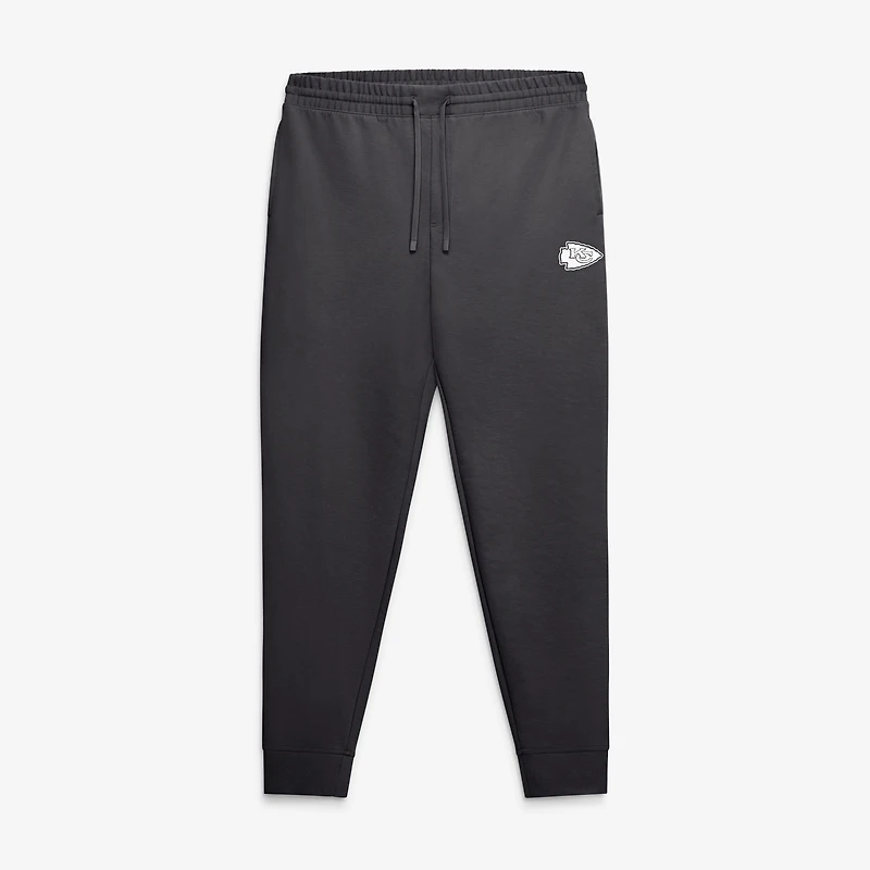 Men's Fanatics Charcoal Kansas City Chiefs Clutch Fleece Tri-Blend Joggers