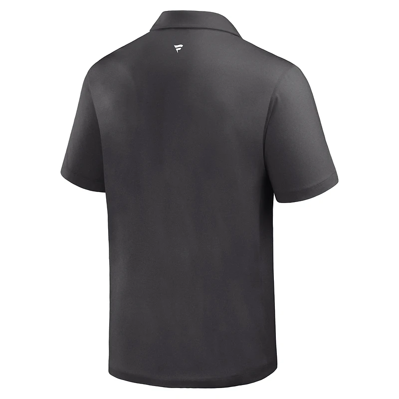 Men's Fanatics Charcoal Kansas City Chiefs Clutch Polo