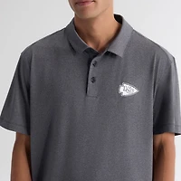 Men's Fanatics Charcoal Kansas City Chiefs Clutch Polo