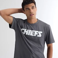 Men's Fanatics Charcoal Kansas City Chiefs Clutch T-Shirt