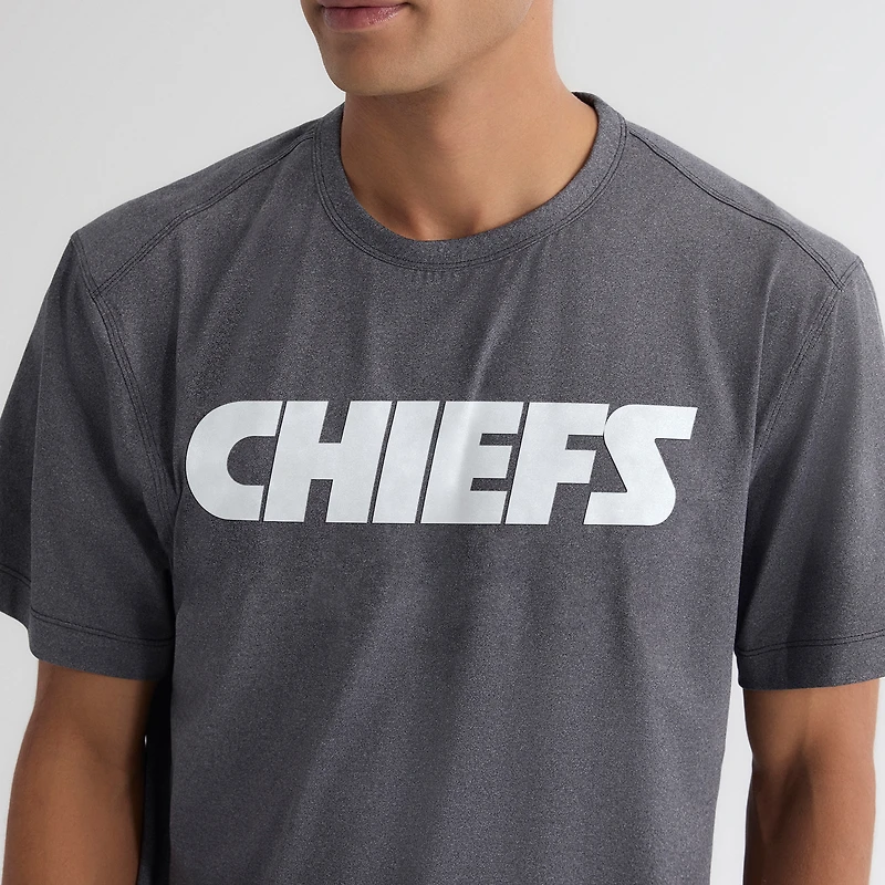 Men's Fanatics Charcoal Kansas City Chiefs Clutch T-Shirt