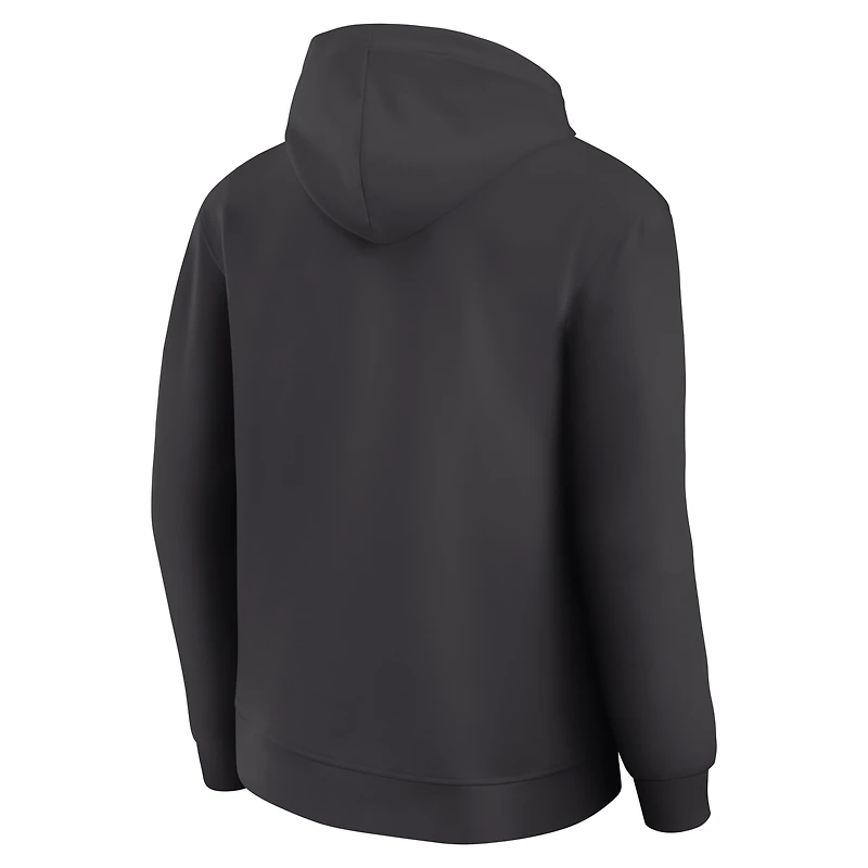 Men's Fanatics Charcoal Kansas City Chiefs Clutch Tri-Blend Hoodie