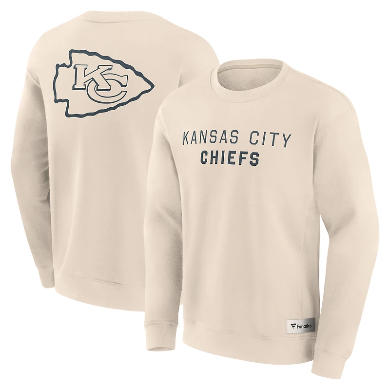 Sweat-shirt à capuche pour homme Fanatics Cream Kansas City Chiefs Elements Future Ground Lettering