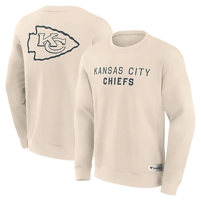 Sweat-shirt à capuche pour homme Fanatics Cream Kansas City Chiefs Elements Future Ground Lettering