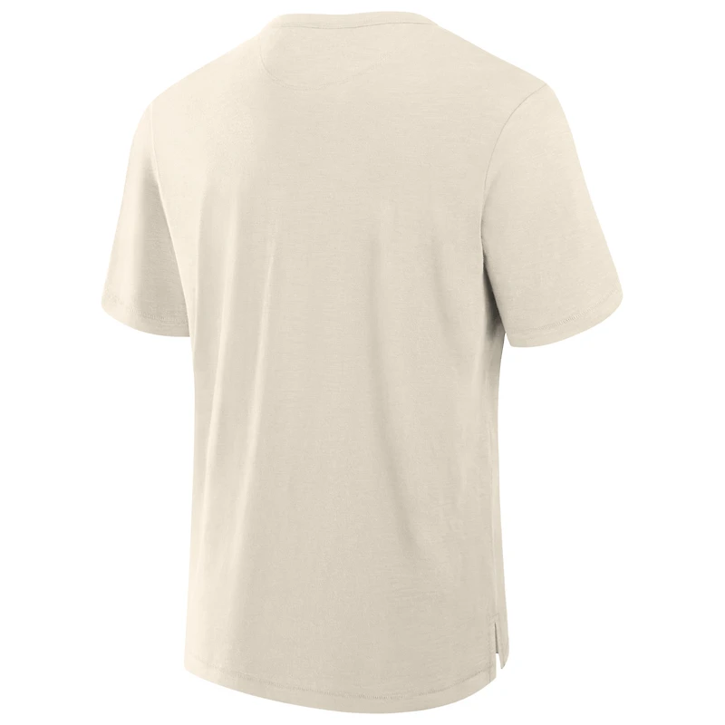 Men's Fanatics  Cream Kansas City Chiefs Slub T-Shirt
