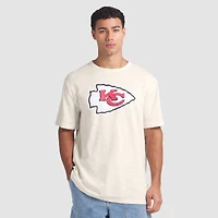 Men's Fanatics  Cream Kansas City Chiefs Slub T-Shirt