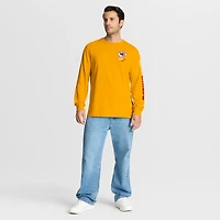 Men's Fanatics Gold Kansas City Chiefs Clock Management Legacy Long Sleeve T-Shirt