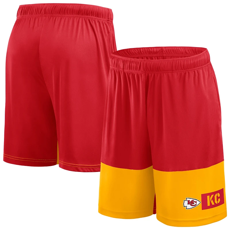 Men's Fanatics Red/Gold Kansas City Chiefs Big & Tall Best of the Performance Shorts