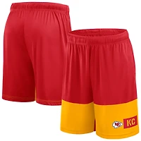 Men's Fanatics Red/Gold Kansas City Chiefs Big & Tall Best of the Performance Shorts