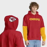 Sweat à capuche rouge/or Fanatics pour homme avec logo casque des Kansas City Chiefs