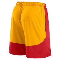 Short de lancement rouge/or pour hommes Fanatics Kansas City Chiefs