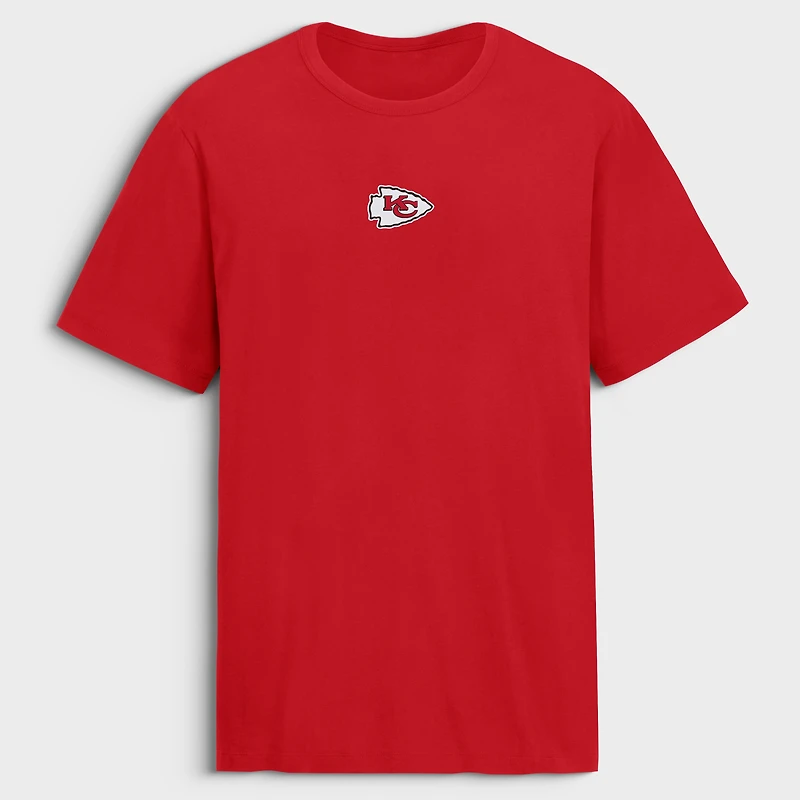 T-shirt rétro Kansas City Chiefs beige de Fanatics pour homme
