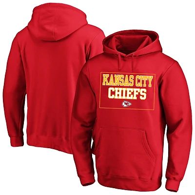 Men's Fanatics Red Kansas City Chiefs Big & Tall Fleece Hoodie