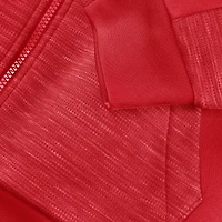 Sweat à capuche zippé rouge pour homme Fanatics Kansas City Chiefs Checkdown Pass