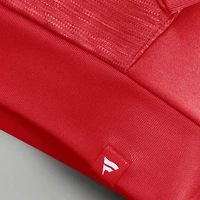 Sweat à capuche zippé rouge pour homme Fanatics Kansas City Chiefs Checkdown Pass