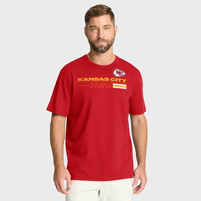 T-shirt rouge Fanatics pour homme, motif Chop Block Legacy des Chiefs de Kansas City