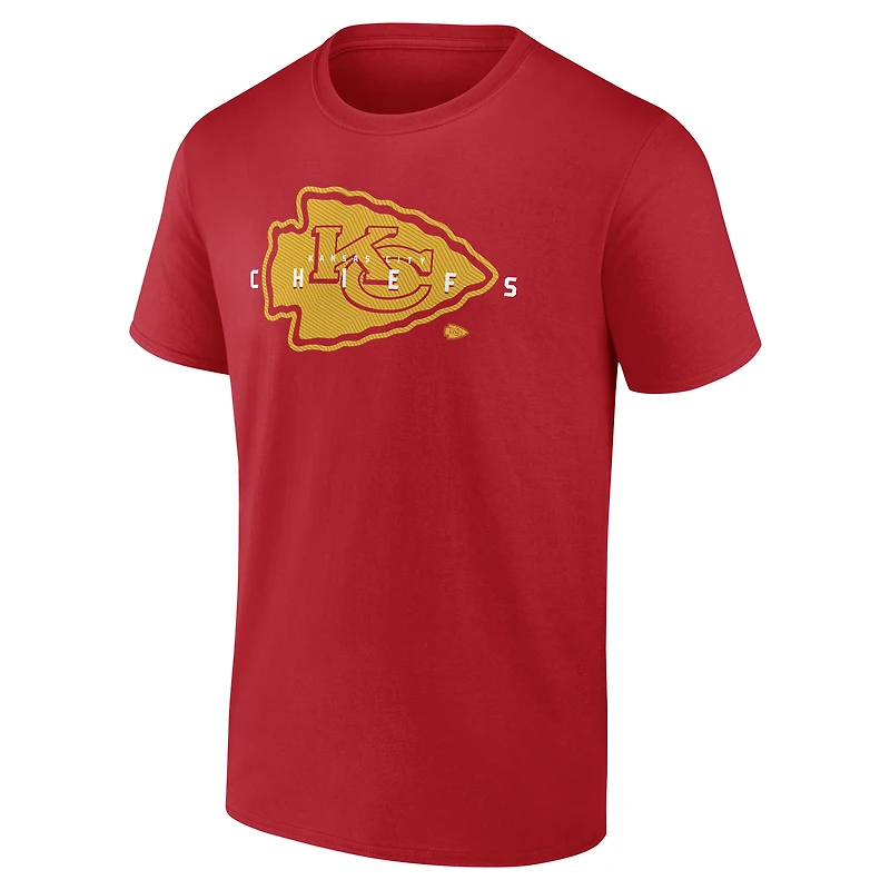 Men's Fanatics Red Kansas City Chiefs Coordinate T-Shirt