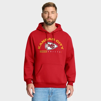 Sweat à capuche rouge fanatique pour homme des Kansas City Chiefs