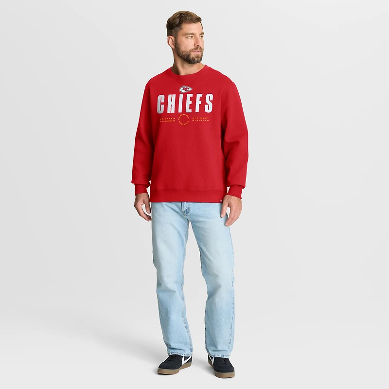 Sweat-shirt à capuche rouge Fanatics pour homme, motif Kansas City Chiefs Direct Handoff Legacy