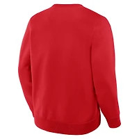 Men's Fanatics Red Kansas City Chiefs Direct Handoff Legacy Pullover Sweatshirt