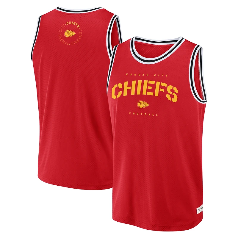 Men's Fanatics Red Kansas City Chiefs Elements Future Ground Jersey Tank Top