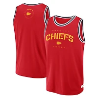 Men's Fanatics Red Kansas City Chiefs Elements Future Ground Jersey Tank Top