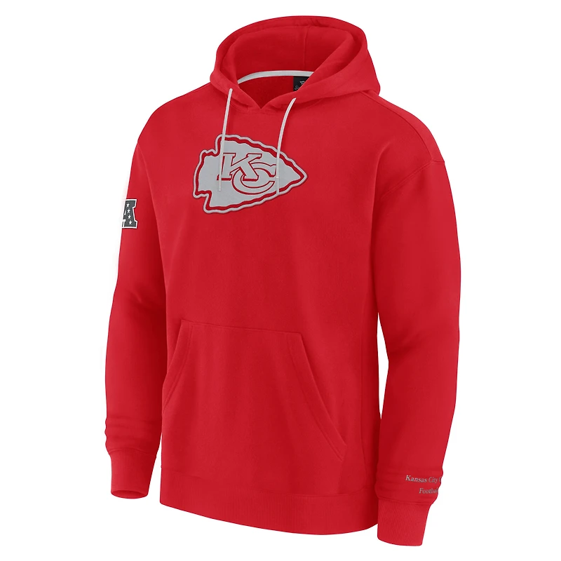 Sweat à capuche rouge Fanatics pour homme des Kansas City Chiefs Elements Pace