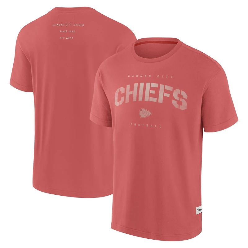 Men's Fanatics Red Kansas City Chiefs Elements Weathered Tonal Future Ground T-Shirt