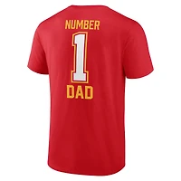 T-shirt rouge pour la fête des pères Chiefs de Kansas City Fanatics hommes