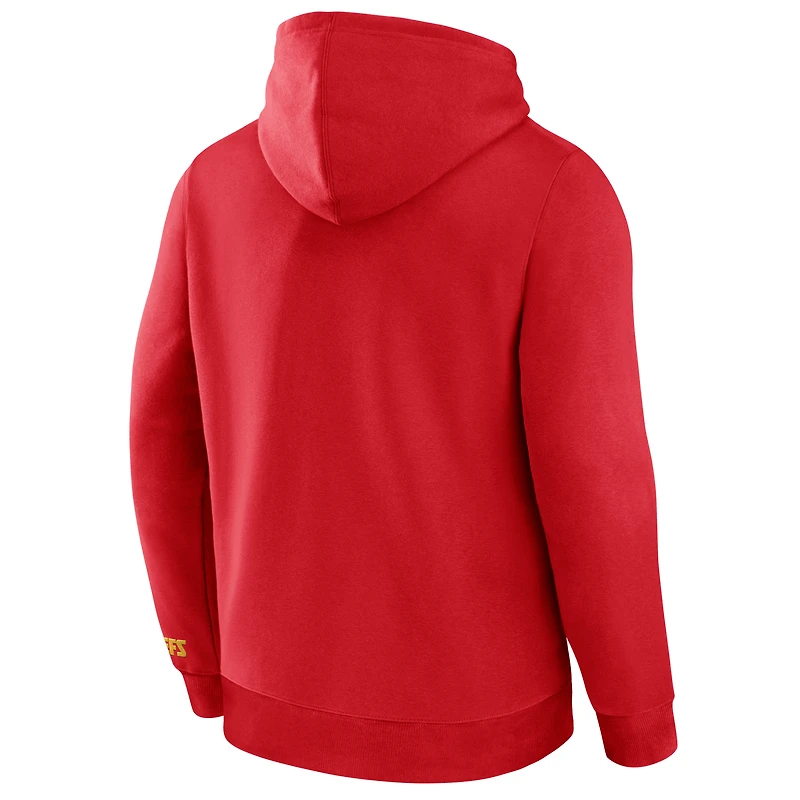 Sweat à capuche en polaire rouge Kansas City Chiefs Legacy pour homme Fanatics