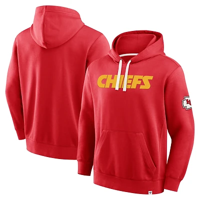 Sweat à capuche rouge fanatiques pour homme, motif New Horizons Heritage des Kansas City Chiefs