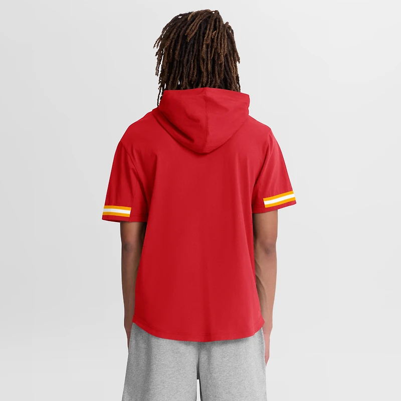 T-shirt à capuche manches courtes Fanatics Red Kansas City Chiefs Optimal Play pour homme