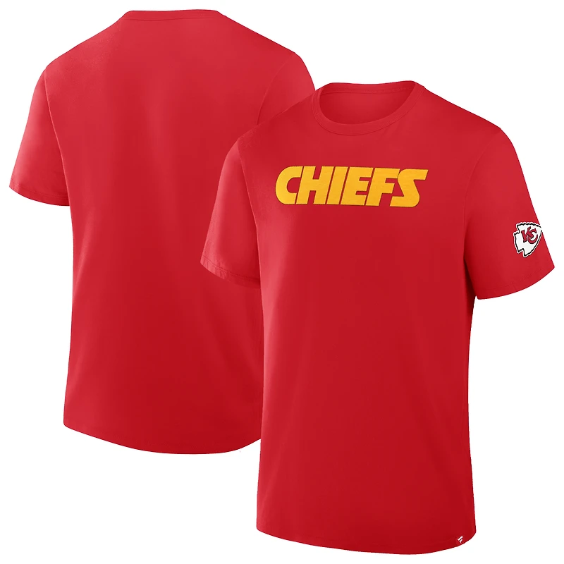 T-shirt Fanatics rouge pour homme, Option Route Legacy, Kansas City Chiefs