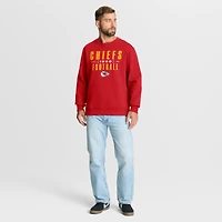 Sweat-shirt à capuche rouge Fanatics pour homme, motif Powerful Throw Legacy des Kansas City Chiefs