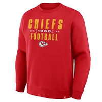 Sweat-shirt à capuche rouge Fanatics pour homme, motif Powerful Throw Legacy des Kansas City Chiefs