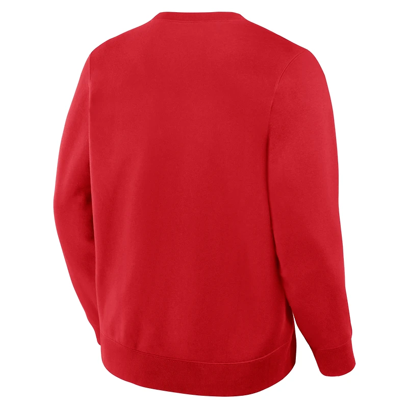 Sweat-shirt à capuche rouge Fanatics pour homme, motif Powerful Throw Legacy des Kansas City Chiefs
