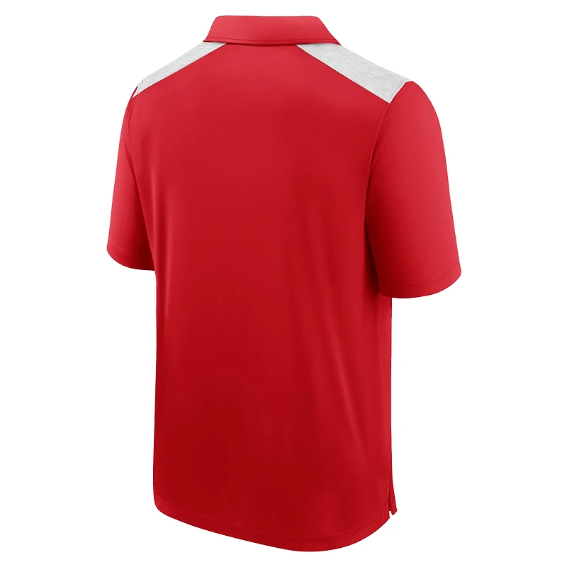 Polo primaire Fanatics rouge des Chiefs de Kansas City pour hommes