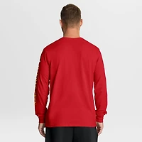 Men's Fanatics Red Kansas City Chiefs Sweep Legacy Long Sleeve T-Shirt