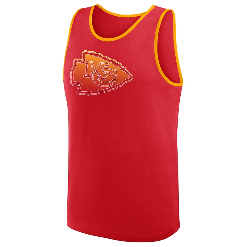 Débardeur Fanatics rouge pour homme, Kansas City Chiefs, succès inégalé
