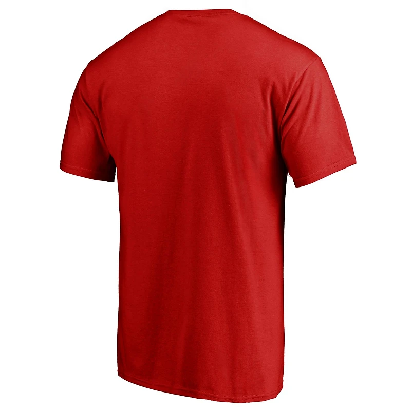 Men's Fanatics Red Kansas City Chiefs Victory Arch T-Shirt