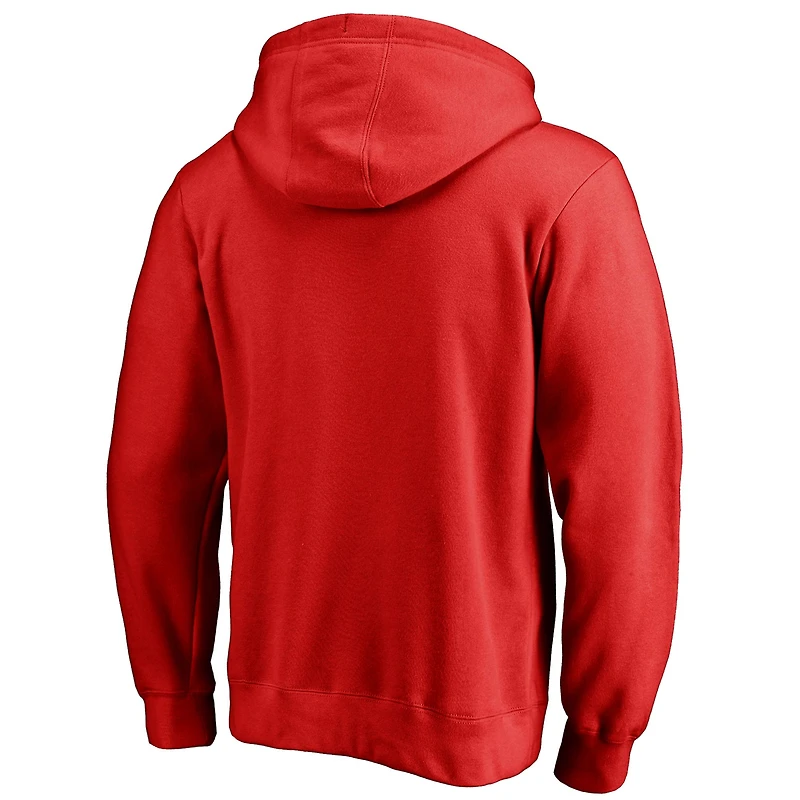 Sweat à capuche ajusté pour hommes Fanatics Red Kansas City Chiefs Victory Arch Team