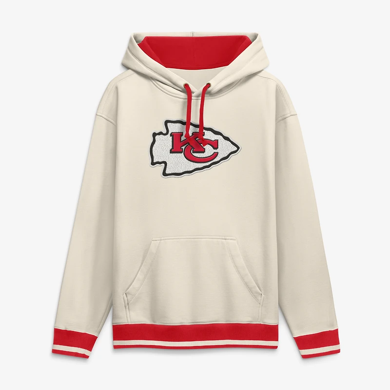 Men's Fanatics Tan Kansas City Chiefs Heavyweight Fleece Pullover Hoodie